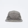 Pop Trading Company - Five Panel Hat (Black/White Gingham)
