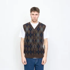 Pop Trading Company - Knitted Cardigan Vest (Delicioso)