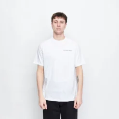 Pop Trading Company - Logo T-shirt (White/Raspberry)