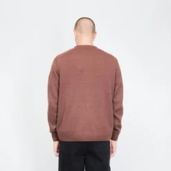 Pop Trading Company - Smoking Dragon Knitted Crewneck (Rain Drum) -Mode Vêtement Magasin Pop Trading Company Smoking Dragon Knitted Crewneck Rain Drum 4