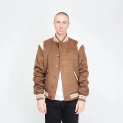 Pop Trading Company - Varsity Jacket (Rain Drum) -Mode Vêtement Magasin Pop Trading Company Varisty Jacket Rain Drum 1