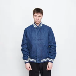 Pop Trading Company - Varsity Jacket (Denim)