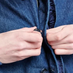 Pop Trading Company - Varsity Jacket (Denim) -Mode Vêtement Magasin Pop Trading Company Varsity Jacket Denim 8