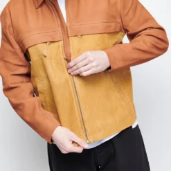 Pop Trading Company - Suede Jacket (Brown) -Mode Vêtement Magasin Pop TradingCompany Suede Jacket Brown 2