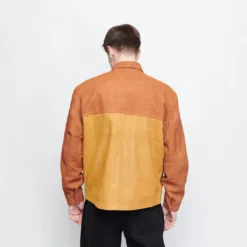 Mode Vêtement Magasin -Mode Vêtement Magasin Pop TradingCompany Suede Jacket Brown 6