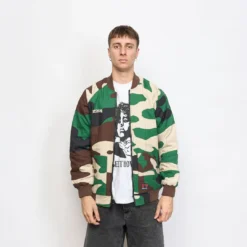 Real Bad Man - Anti Quilted Bomber (Camo) -Mode Vêtement Magasin Real Bad Man Anti Quilted Bomber Camo 1