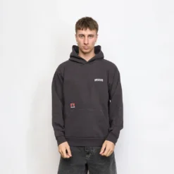Real Bad Man - Bassline Hooded Fleece (washed Black)