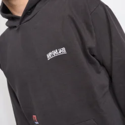 Real Bad Man - Bassline Hooded Fleece (washed Black) -Mode Vêtement Magasin Real Bad Man Bassline Hooded Fleece Washed Black 3