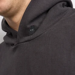 Real Bad Man - Bassline Hooded Fleece (washed Black) -Mode Vêtement Magasin Real Bad Man Bassline Hooded Fleece Washed Black 4