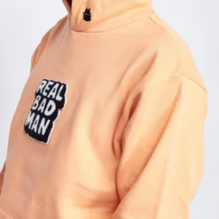 Real Bad Man - Hoodie Caterpillar (Orange) -Mode Vêtement Magasin Real Bad Man Chenille Hoodie Orange 4