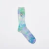 Real Bad Man Delic Sun Tie Dye Embroidered Socks