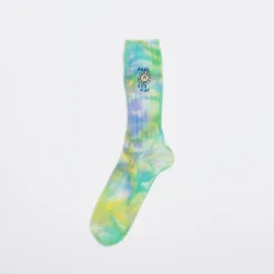 Real Bad Man Delic Sun Tie Dye Embroidered Socks -Mode Vêtement Magasin Real Bad Man Delic Sun Tie Dye Embroidered Socks 3