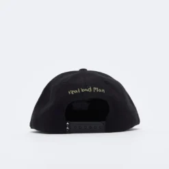 Real Bad Man - So Far Out 6 Panel Cap (Charcoal/Green) -Mode Vêtement Magasin Real Bad Man So Far Out 6 Panel Charcoal Green 3