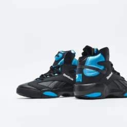 Reebok - Shaq Attaq OG (Black/Azur) HR0499 -Mode Vêtement Magasin Reebok Shaq Attaq OG Black Azur HR0499 5