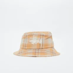 STUSSY MIXED YARN Stock Bucket Hat - Brown