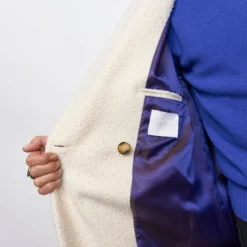 Seven Gauge - Coat Centino (Panna) -Mode Vêtement Magasin Seven Gauge Coat Casentino Panna 3