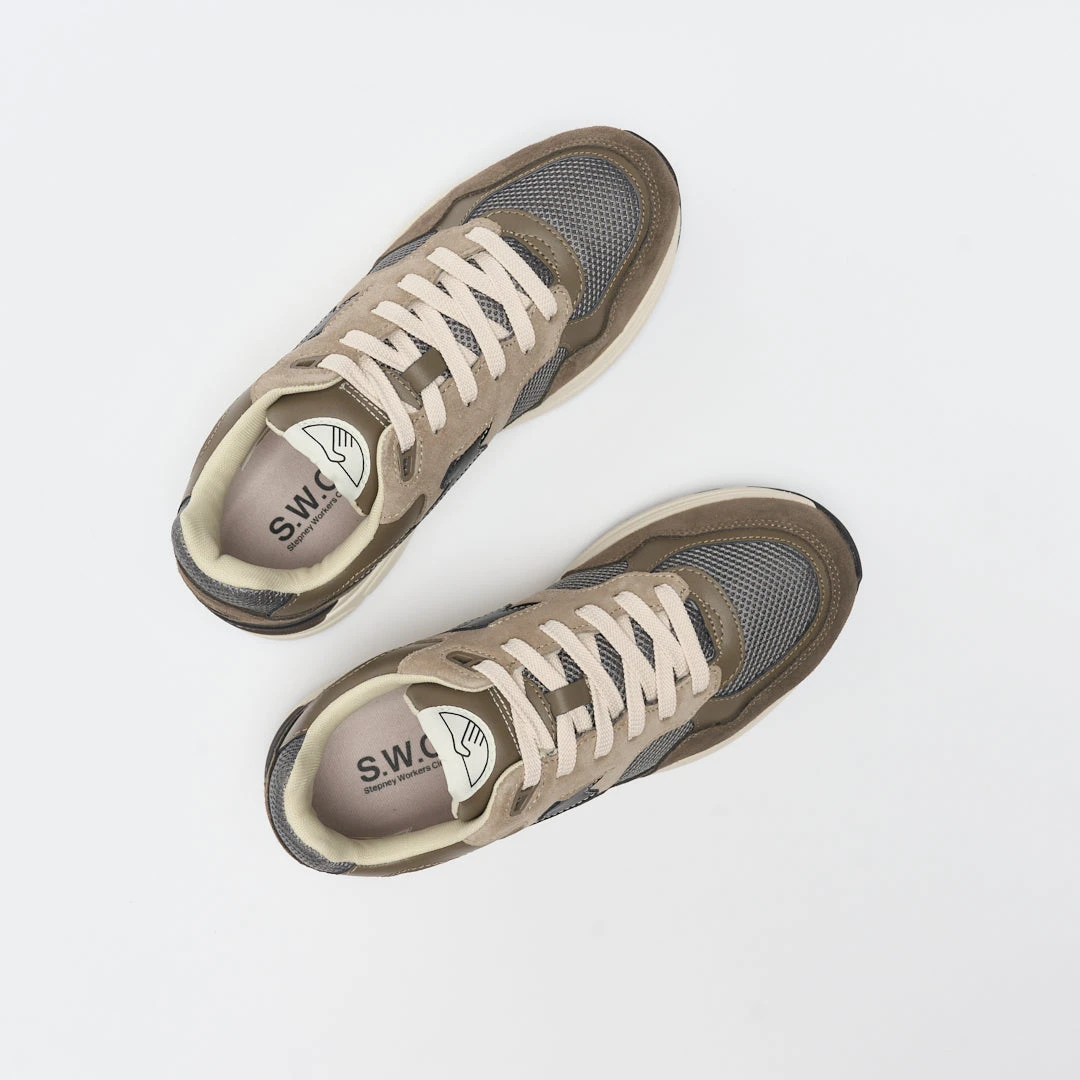 Stepney Workers Club - Amiel S -Strike Suede Mix (Gray) 7 Stepney Workers Club - Amiel S -Strike Suede Mix (Gray) – Image 7