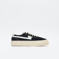 Stepney Workers Club - Many S -Strike Suede (Black/White)
