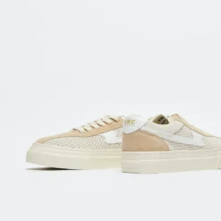 Stepney Workers Club - Dellow S-Strike Track Suede Perf (Ecru/White) -Mode Vêtement Magasin Stepney Workers Club Dellow S Strike Track Suede Perf Ecru White 5