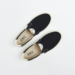 Stepney Workers Club - Lister S-Strike Canvas (Black/White) -Mode Vêtement Magasin Stepney Workers Club Lister S Strike Canvas Black White 7