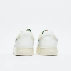 Stepney Workers Club - Pearl S-Strike Leather (White/Green) -Mode Vêtement Magasin Stepney Workers Club Pearl S Strike Leather White Green 3