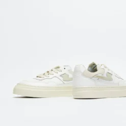 Stepney Workers Club - Pearl S-Strike Leather (White/Putty) -Mode Vêtement Magasin Stepney Workers Club Pearl S Strike Leather White Putty 5