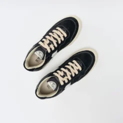 Stepney Workers Club - Pearl S -Strike Suede (Black/White) -Mode Vêtement Magasin Stepney Workers Club Pearl S Strike Suede Black White 7