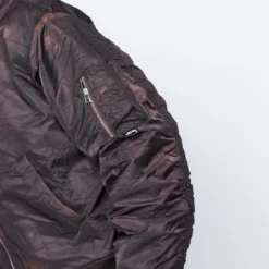 Stussy - Dyed Nylon Bomber (Brown) -Mode Vêtement Magasin Stussy Dyed Nylon Bomber Brown 5