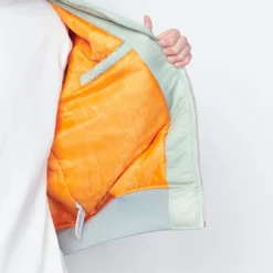 Stussy - Dyed Nylon Bomber (Stone) -Mode Vêtement Magasin Stussy Dyed Nylon Bomber Stone 2