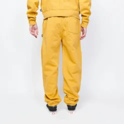 Stussy - Pigment Dyed Fleece Pant (Gold) -Mode Vêtement Magasin Stussy Pigment Dyed Fleece Pant Gold 4