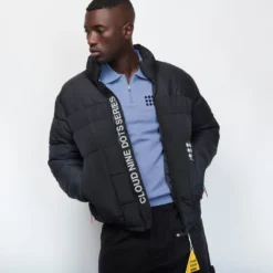 The New Originals - Cloud 9 -Dots Down Jacket (Black) -Mode Vêtement Magasin The New Originals Cloud 9 Dots Down Jacket Black 2