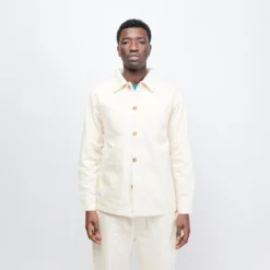 The Quiet Life Carlos Painter Work Jacket (White)