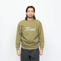 Tired Skateboards - Golf Crewneck Fleece (Alpine Green)