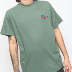Tired Skateboards - Music SS Tee Organic (Green) -Mode Vêtement Magasin Tired Skateboards Music SS Tee Organic Green 2
