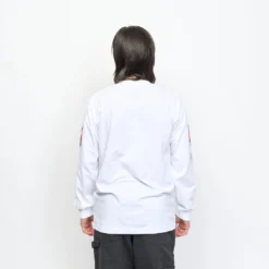 Tired Skateboards - Nothing LS Tee Organic (White) -Mode Vêtement Magasin Tired Skateboards Nothing Ls Organic Tee White 5