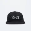 Tired Skateboards - Old Mobil 5 Panel Cap USA (Black)