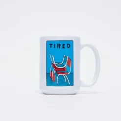 Tired Skateboards - Wobbly Seats Mug (White)