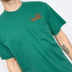 Tired Skateboards - Pocket SS Tee Workstation (Dark Green) -Mode Vêtement Magasin Tired Skateboards Workstation Pocket SS Tee Dark Green 2