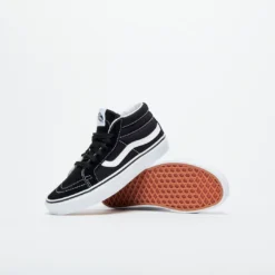 Vans - UA SK8-Mid Reissue (Black/True White) -Mode Vêtement Magasin Vans UA SK8 Mid Reissue Black TrueWhite 3
