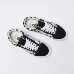 Vans Vault - OG Old Skool LX Checkerboard (Black/White) -Mode Vêtement Magasin Vans Vault OG Old Skool L Checker Black White 7