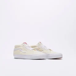 Vans Vault - OG Sk8 Mid LX (White/White) -Mode Vêtement Magasin Vans Vault OG Sk8 Mid Lux White White 2