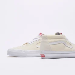 Vans Vault - OG Sk8 Mid LX (White/White) -Mode Vêtement Magasin Vans Vault OG Sk8 Mid Lux White White 5