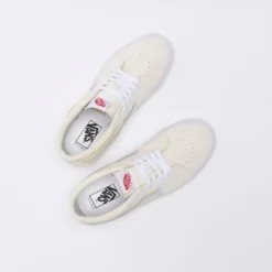 Vans Vault - OG Sk8 Mid LX (White/White) -Mode Vêtement Magasin Vans Vault OG Sk8 Mid Lux White White 7