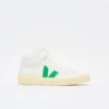 Veja - Minotaur Chromefree Leather (White/Emeraud)