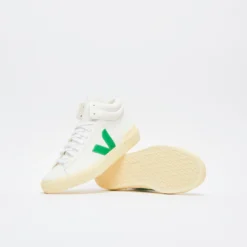 Veja - Minotaur Chromefree Leather (White/Emeraud) -Mode Vêtement Magasin Veja Minotaur Chromefree Leather White Emeraud 3