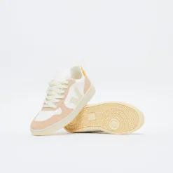 Veja SEE - V -10 Chromefree Leather (White/Sahra/Gold) -Mode Vêtement Magasin Veja V 10 Chromefree Leather White Sahra Ouro 3