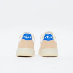 Veja - V -10 Chromefree Leather (White/Sahra/Paros Blue) -Mode Vêtement Magasin Veja V 10 Chromefree Leather White Sahra Paros Blue 4