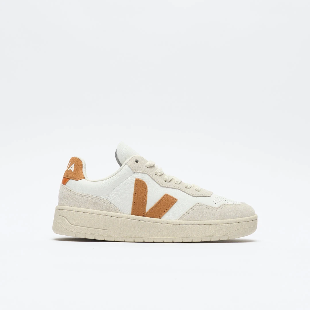 Veja-V-90 Women's Leather (Extra-White/Umber) 1 Veja-V-90 Women's Leather (Extra-White/Umber)