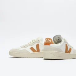 Veja-V-90 Women's Leather (Extra-White/Umber) 11 Veja-V-90 Women's Leather (Extra-White/Umber) -Mode Vêtement Magasin Veja V 90 Women sLeather Extra White Umber 6