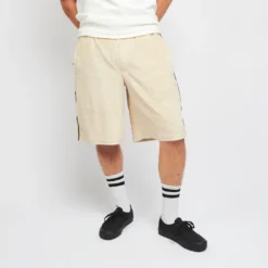 Rayon Velvet Shorts Cream